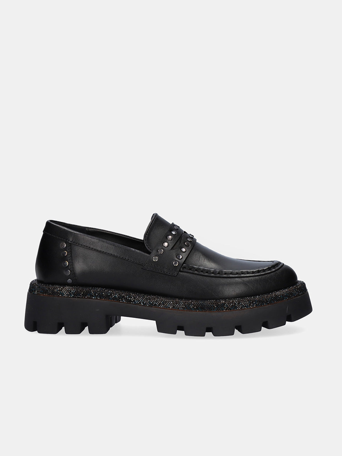 ELLEN-2075 LEATHER BLACK
