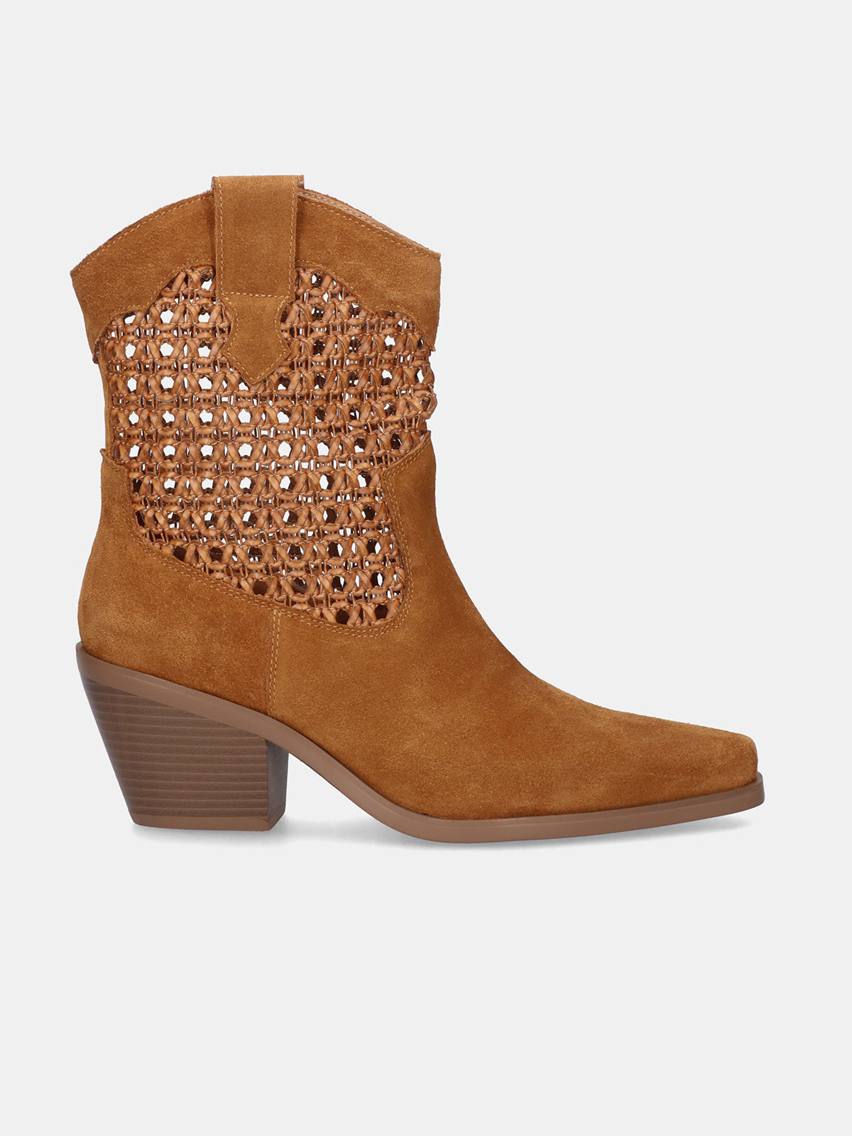 ANKLE BOOTS BEFREE COWBOY STYLE SANSE-1651 SUEDE BROWN – BeFree