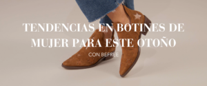 Tendencia en botines de mujer para otoño