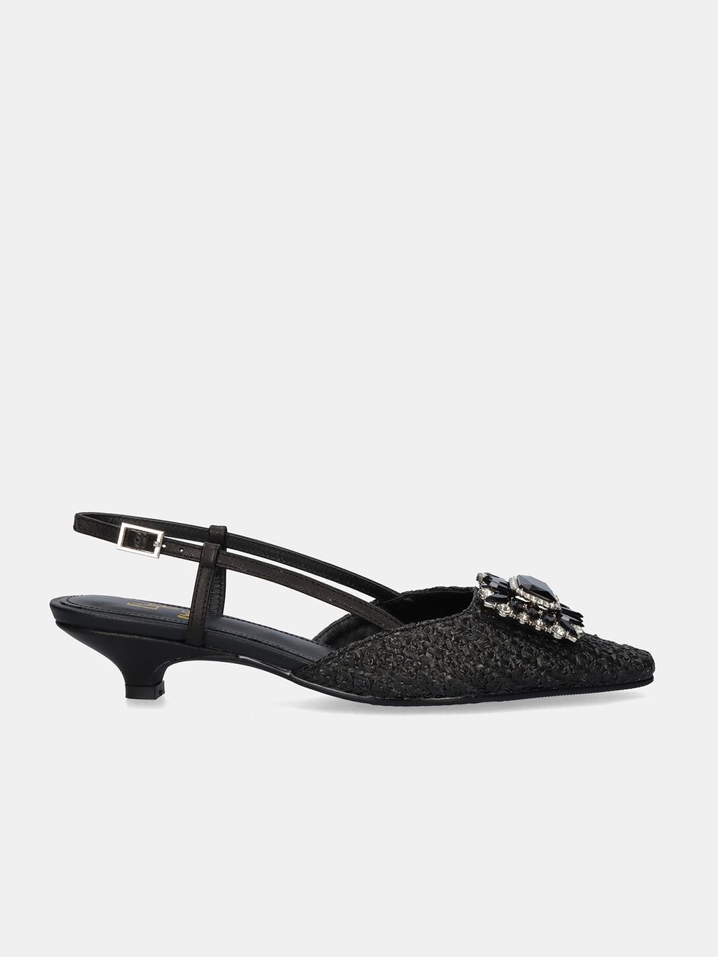 ABRIL-3822 RAFFIA BLACK