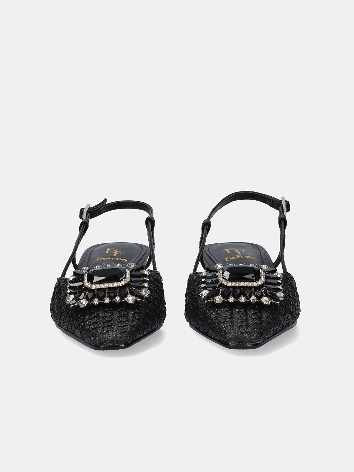 ABRIL-3822 RAFFIA BLACK