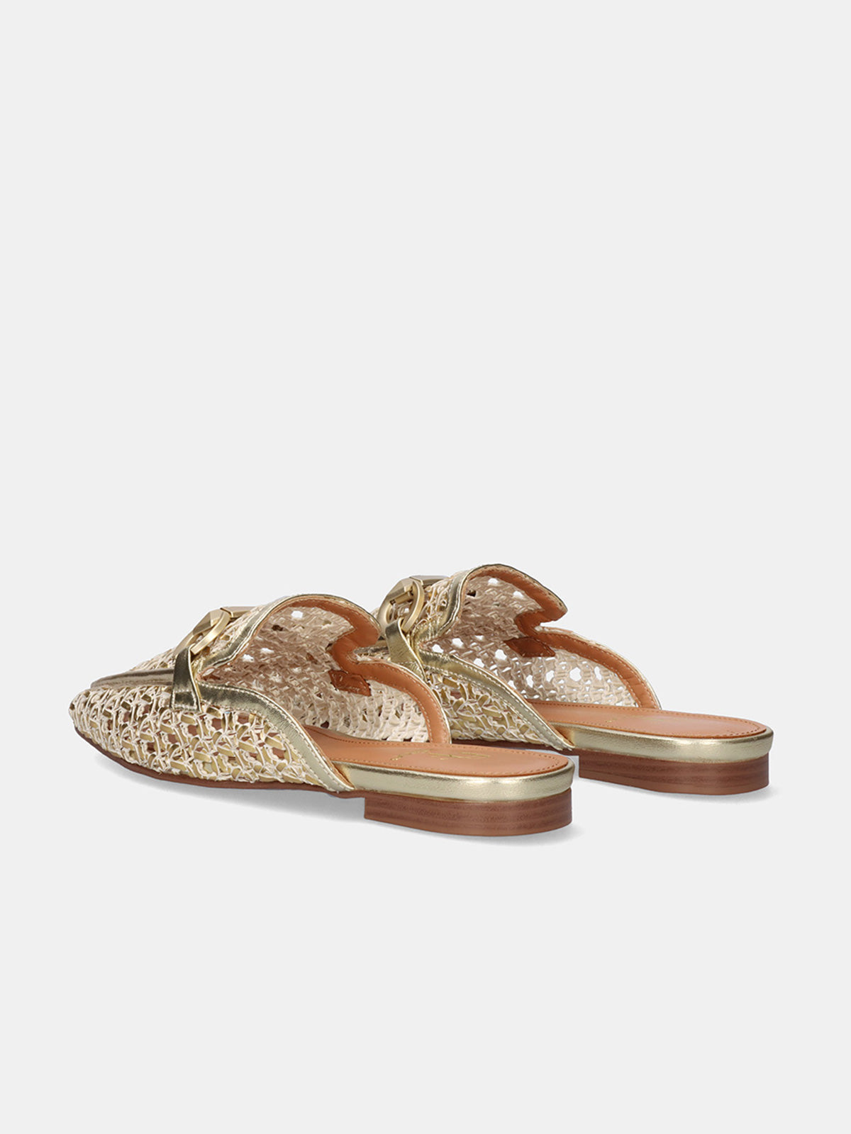 ANNE-1578 LEATHER GOLD