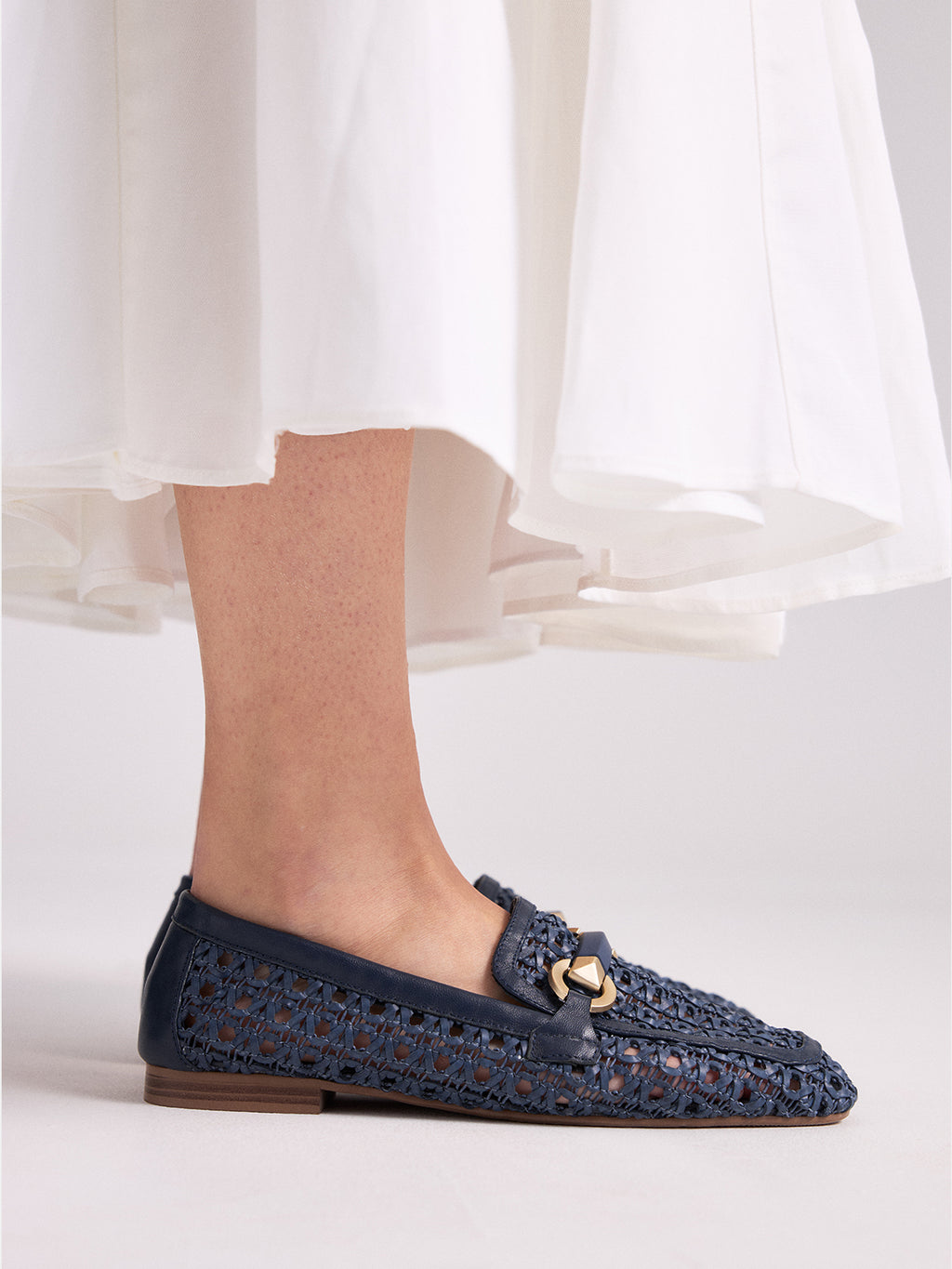 ANNE-1579 LEATHER BLUE