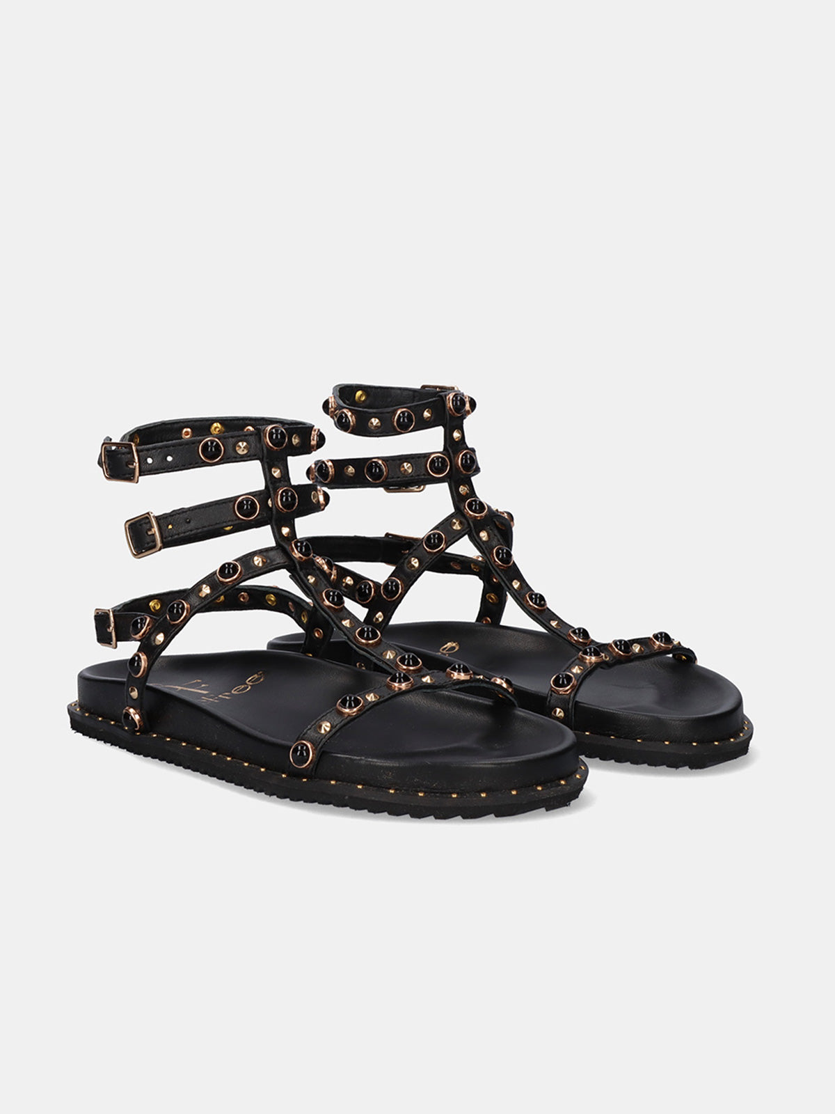 BARBARA-4042 LEATHER BLACK
