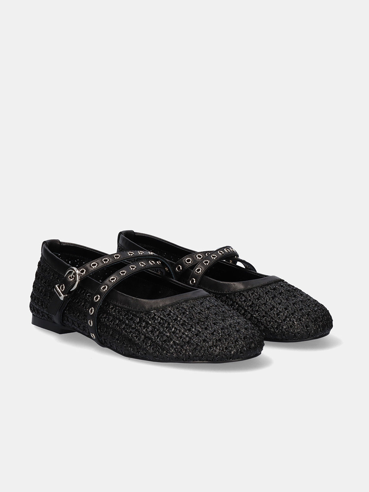 CELIA-1770 RAFFIA BLACK