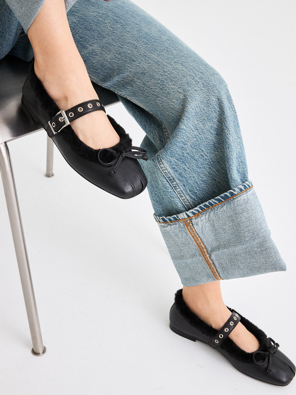 CELIA-2522 LEATHER BLACK