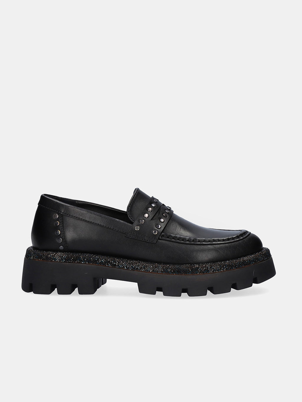 ELLEN-2075 LEATHER BLACK