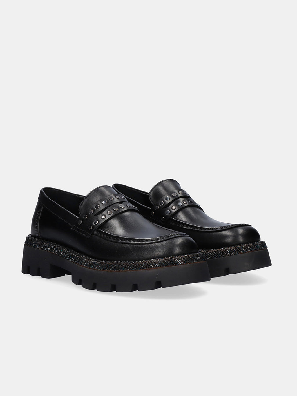 ELLEN-2075 LEATHER BLACK