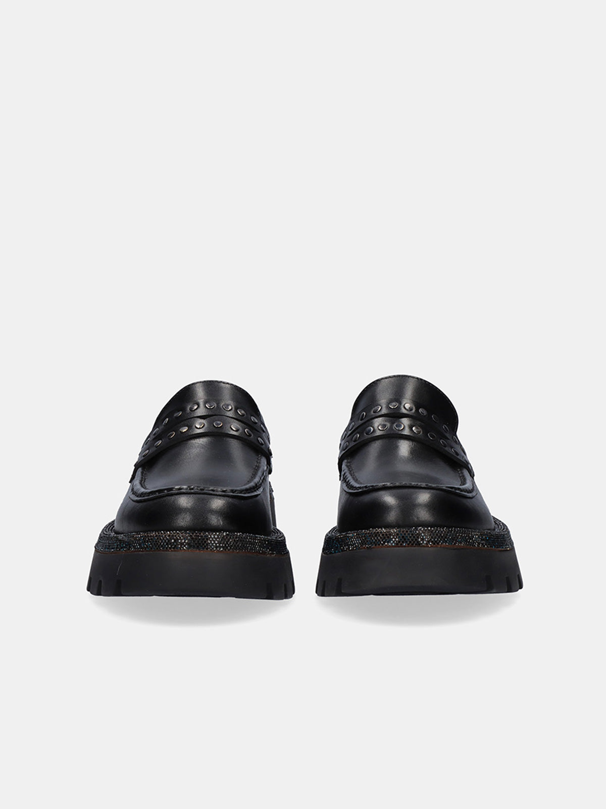 ELLEN-2075 LEATHER BLACK