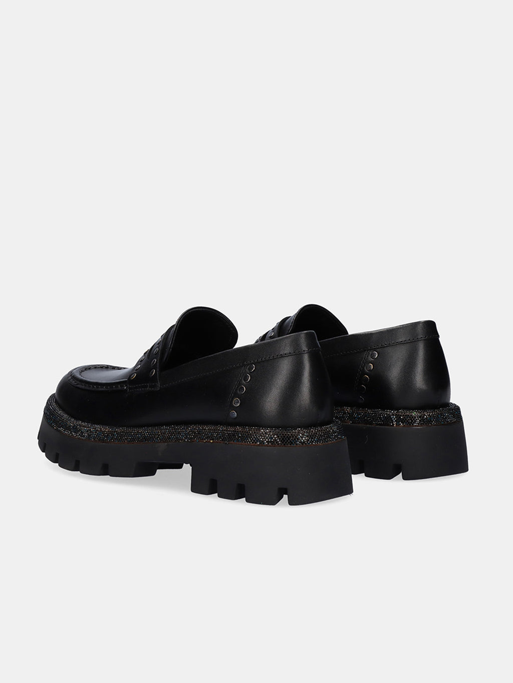 ELLEN-2075 LEATHER BLACK