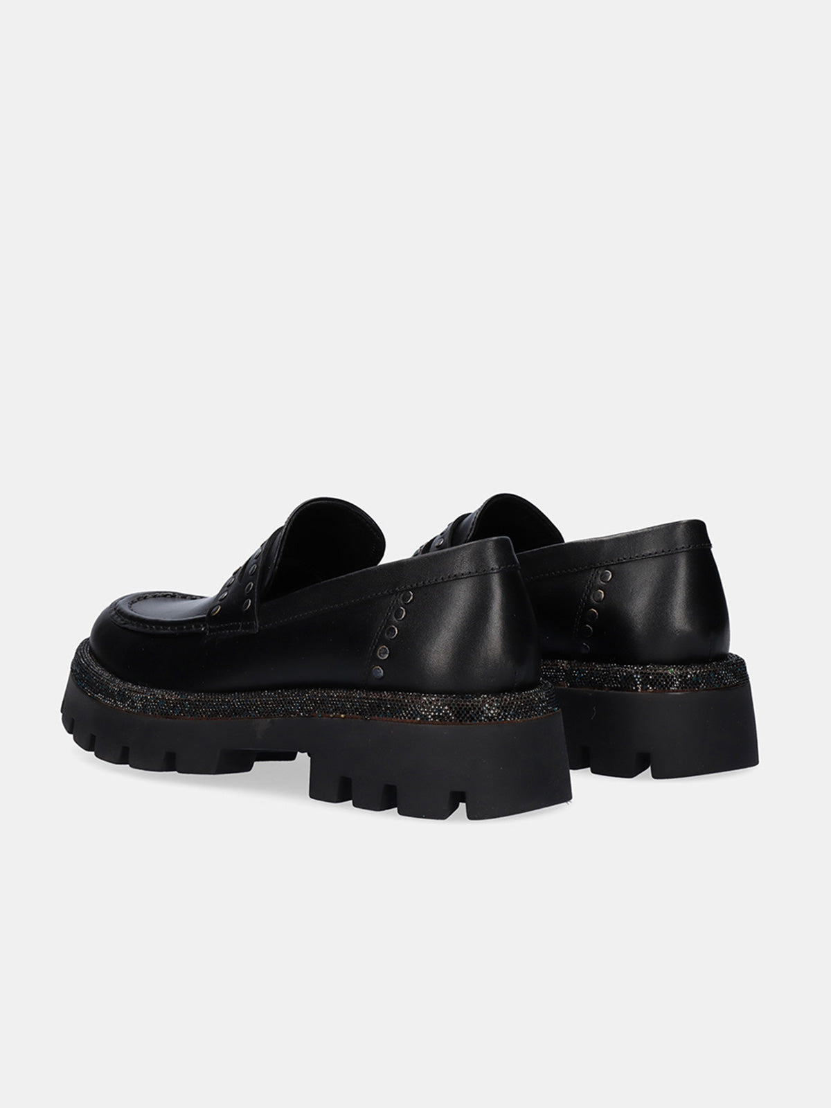 ELLEN-2075 LEATHER BLACK
