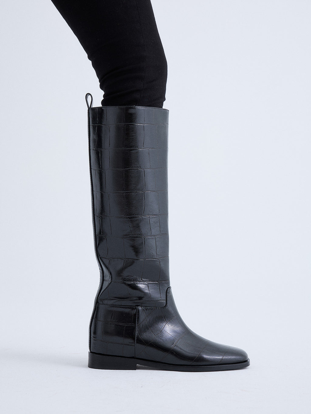 IRIA-1503 CROCO BLACK