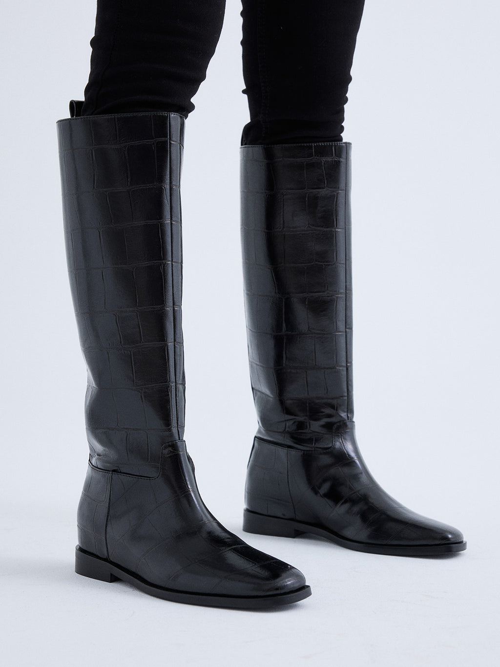 IRIA-1503 CROCO BLACK