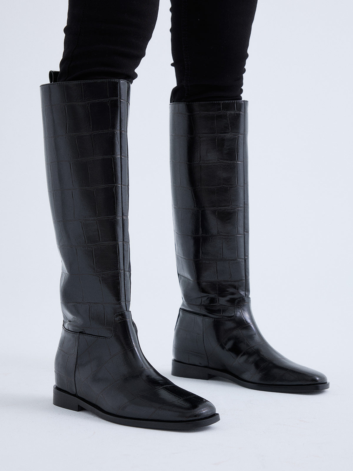 IRIA-1503 CROCO BLACK