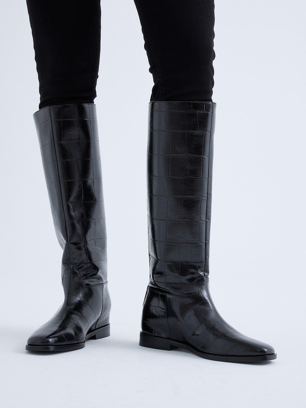 IRIA-1503 CROCO BLACK