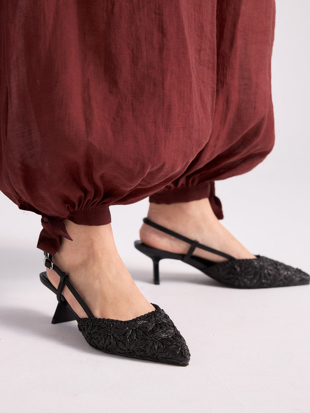 LEA-3630 RAFFIA BLACK