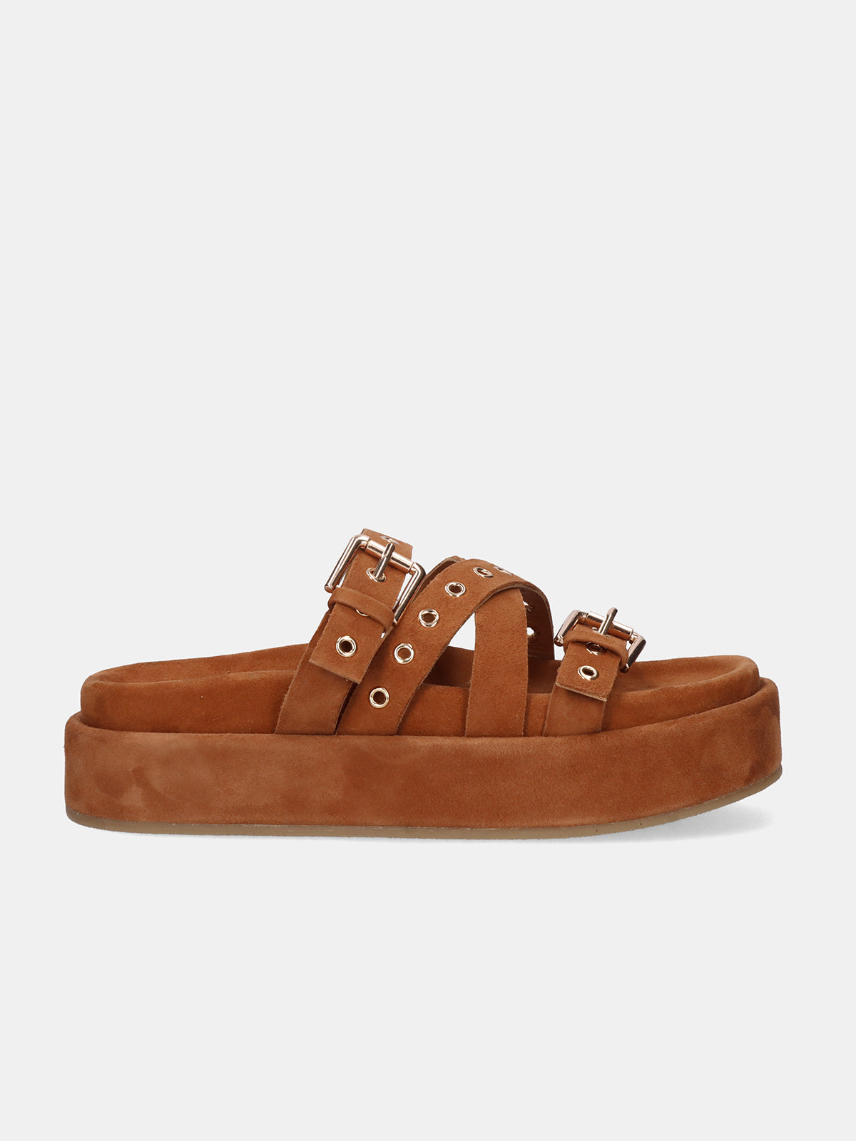 LETIZIA-7342 SUEDE CAMEL