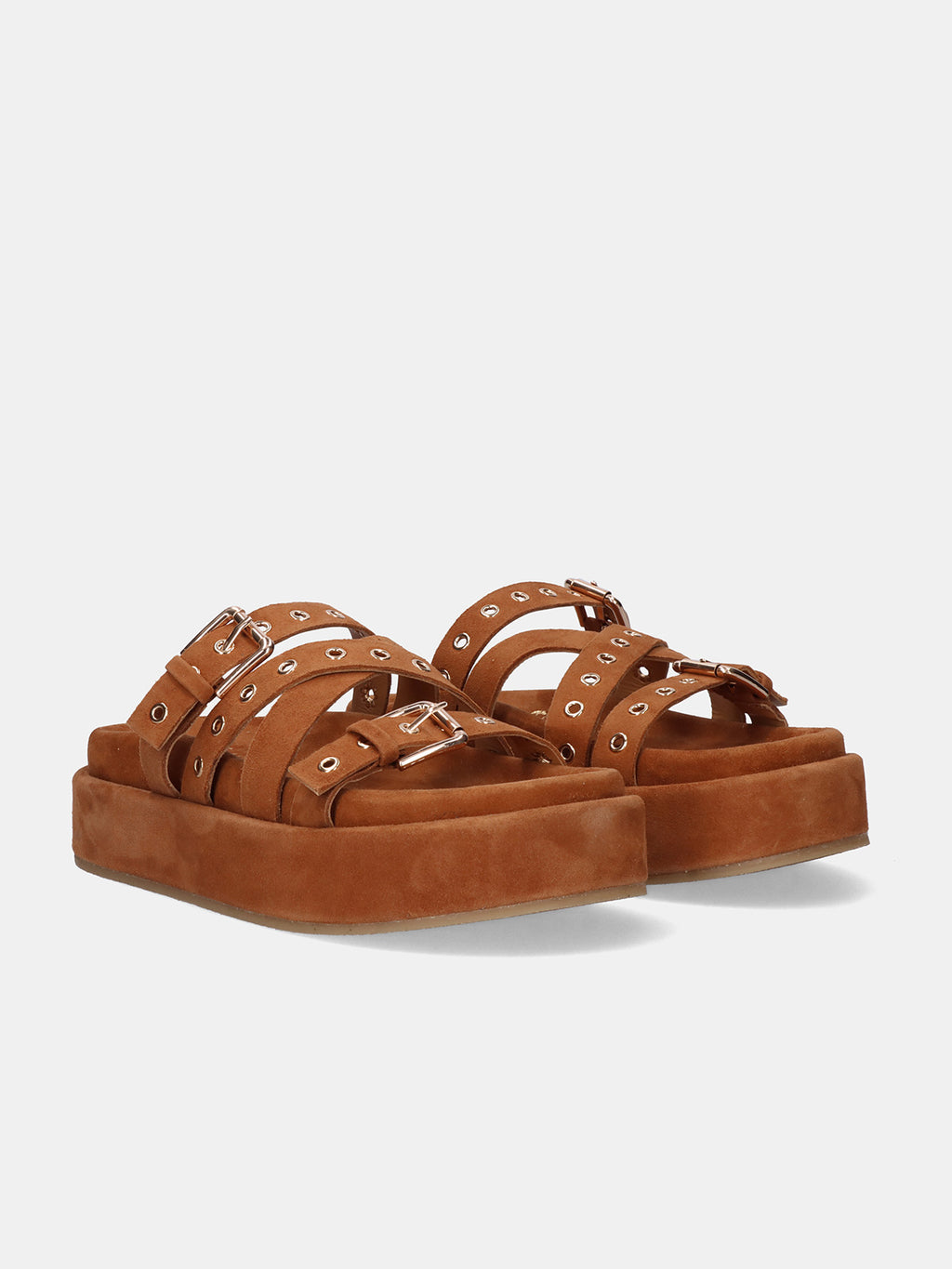 LETIZIA-7342 SUEDE CAMEL