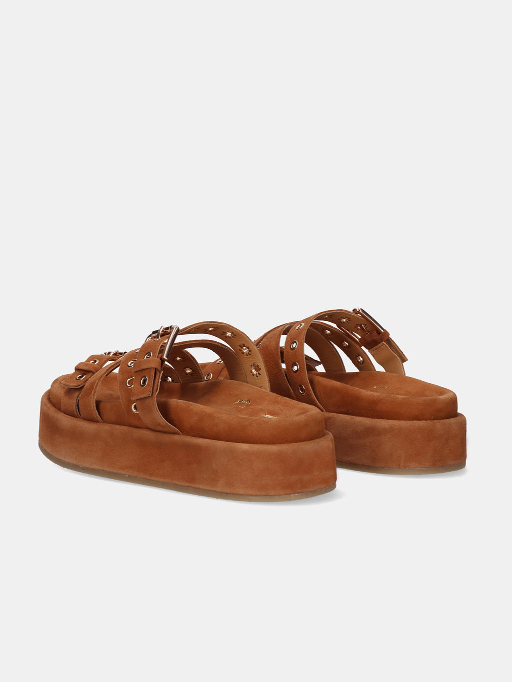 LETIZIA-7342 SUEDE CAMEL