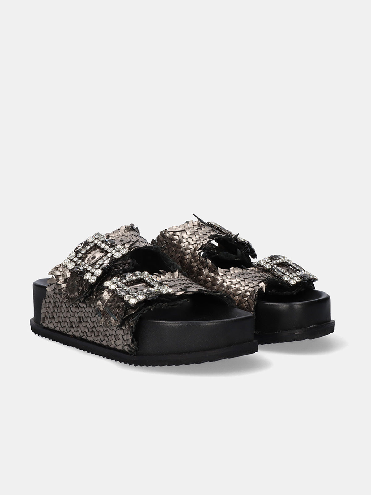 MARY-212 LEATHER PEWTER