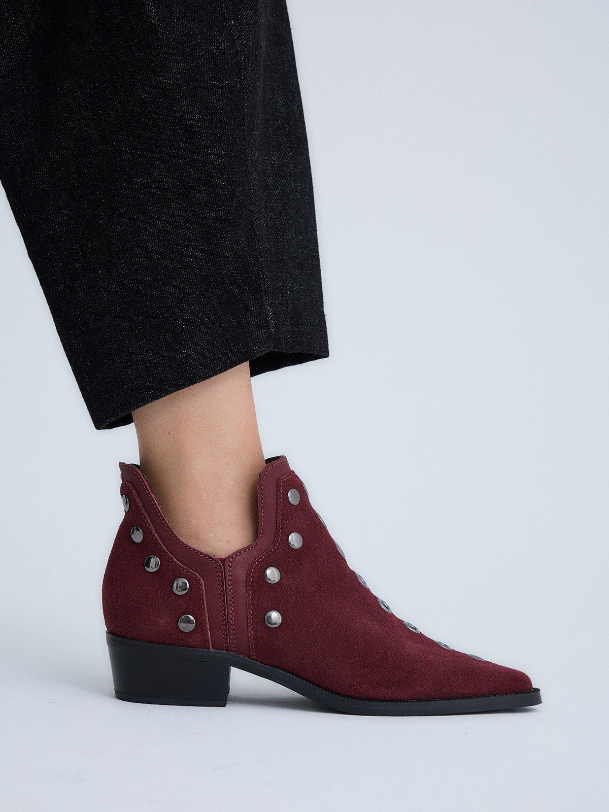 MILAN-01 SUEDE BORDEAUX