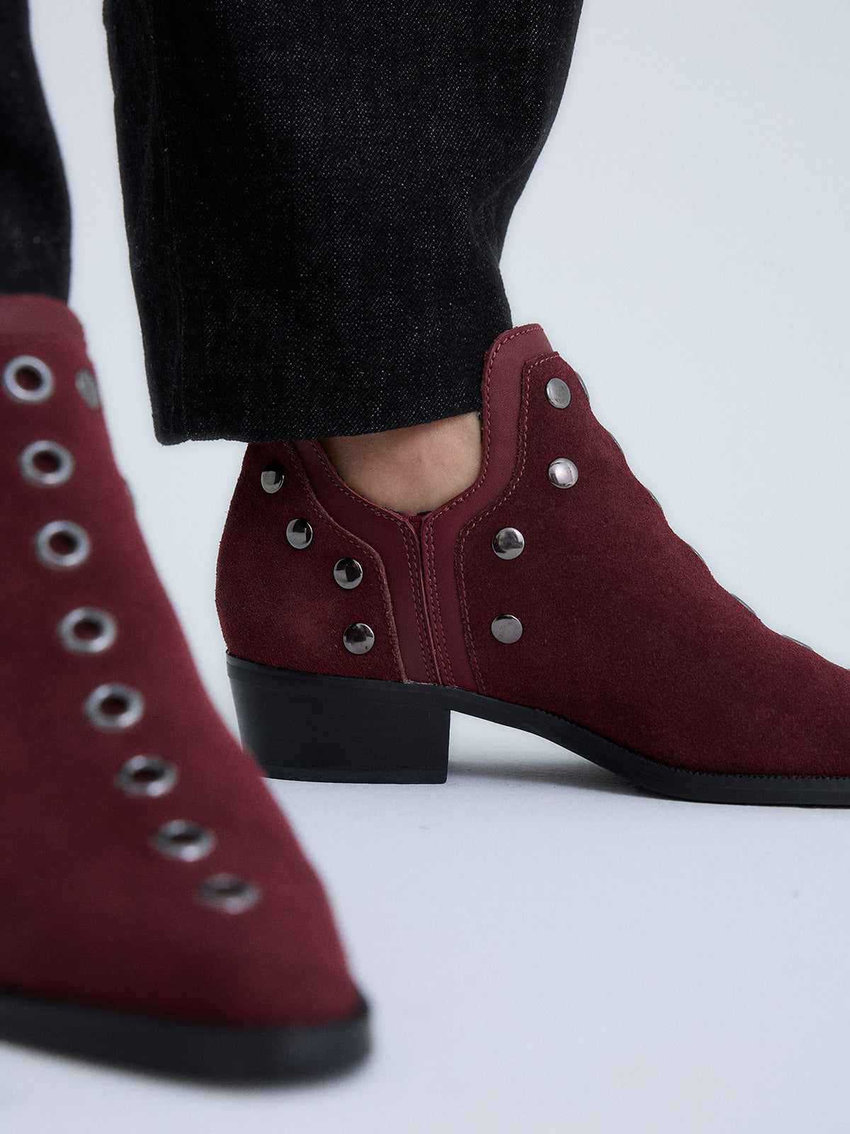 MILAN-01 SUEDE BORDEAUX