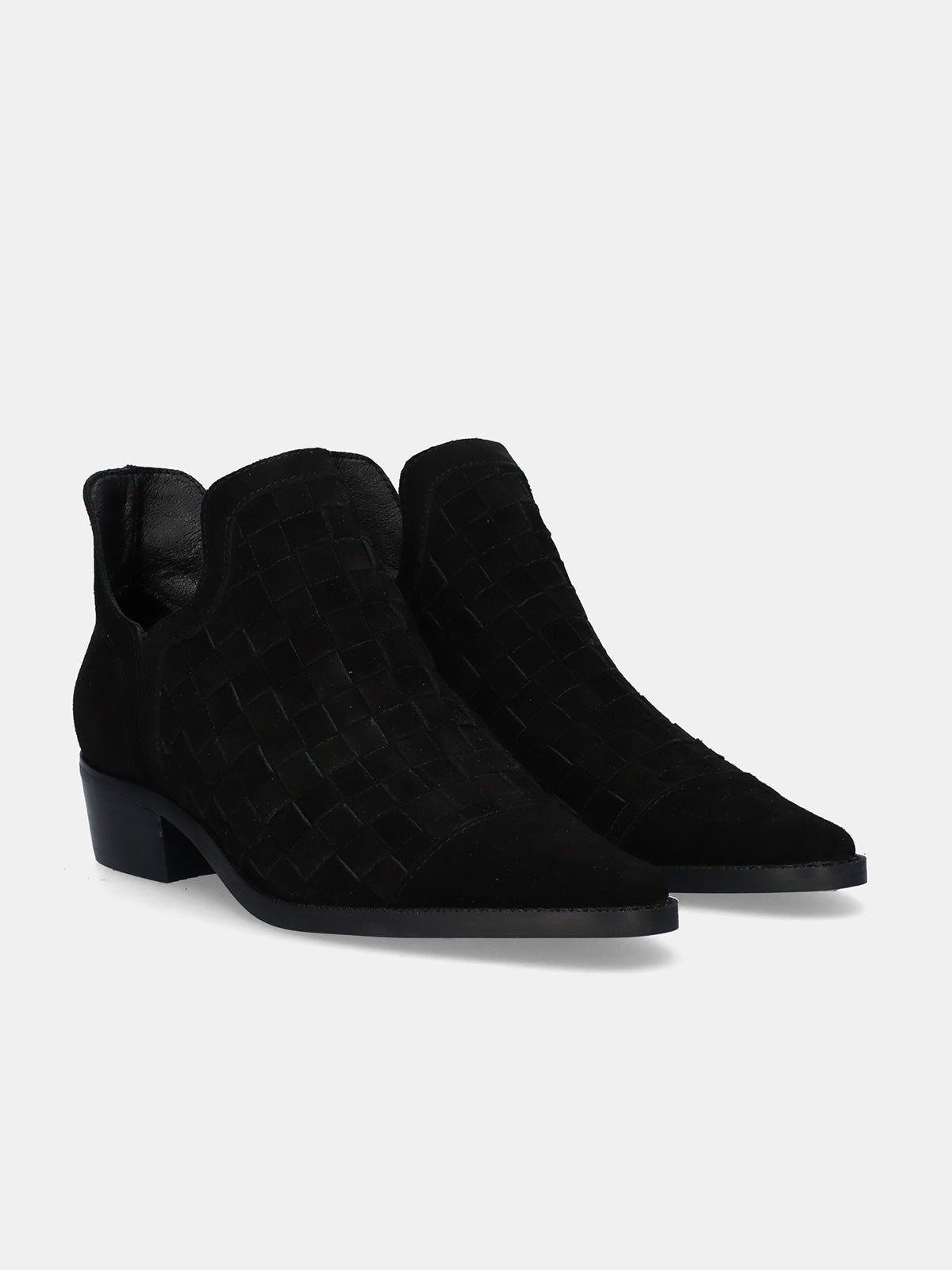 MILAN-02 SUEDE BLACK