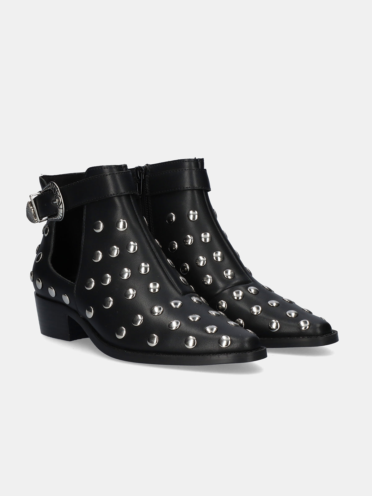 MILAN-027 LEATHER BLACK-SILV