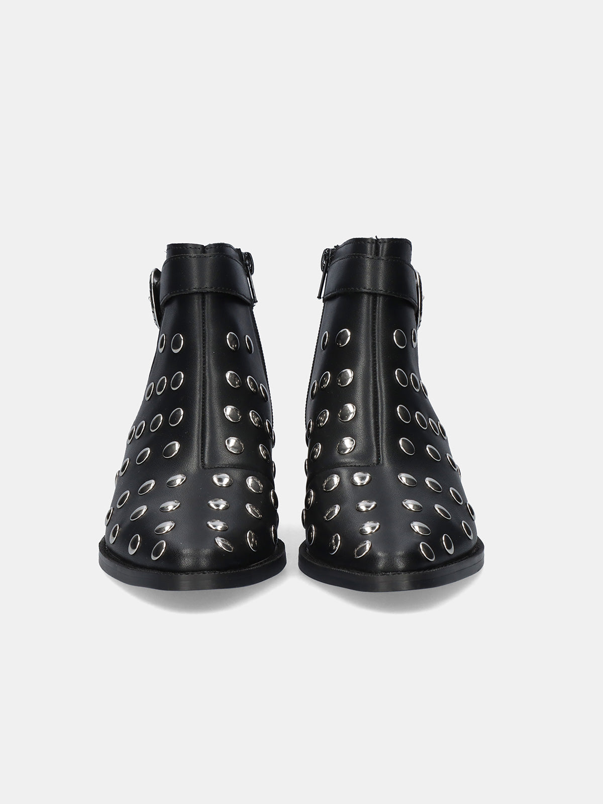 MILAN-027 LEATHER BLACK SILVER