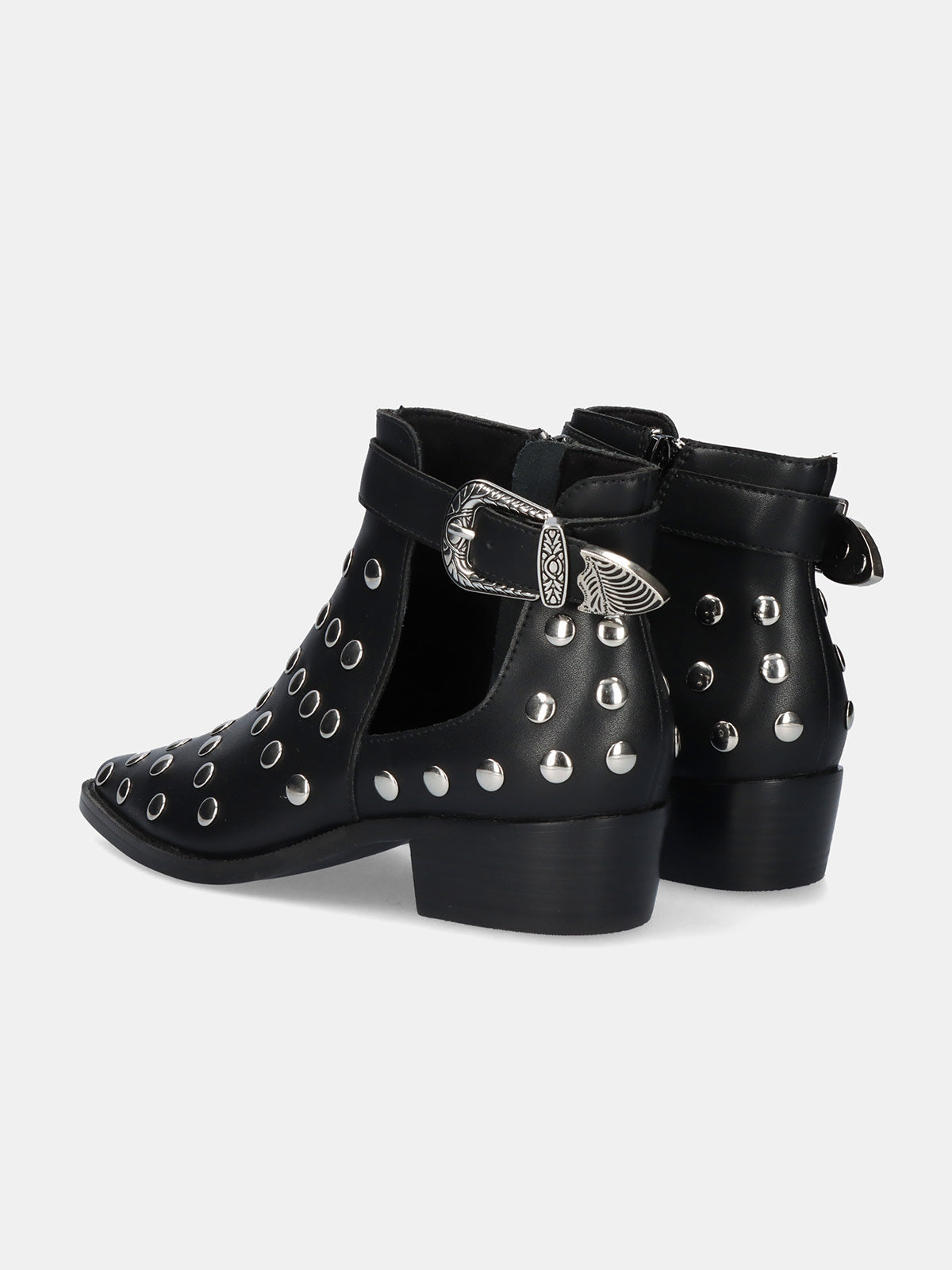MILAN-027 LEATHER BLACK-SILV