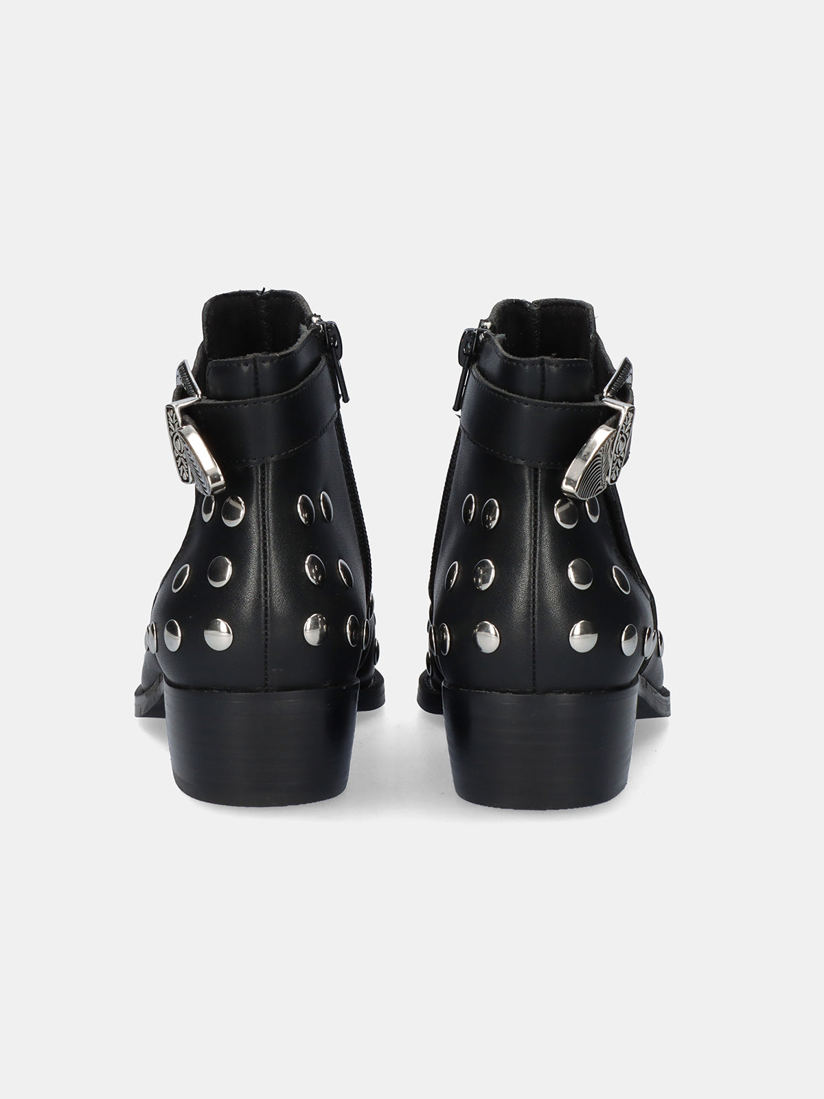 MILAN-027 LEATHER BLACK SILVER