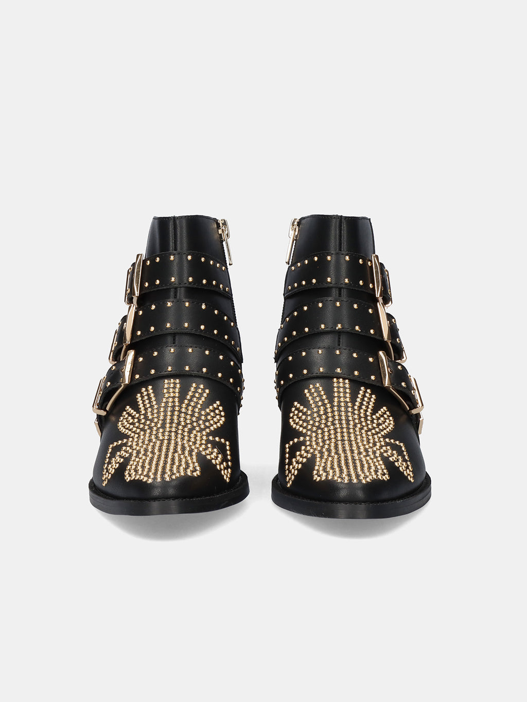 MILAN-030 LEATHER BLACK-GOLD