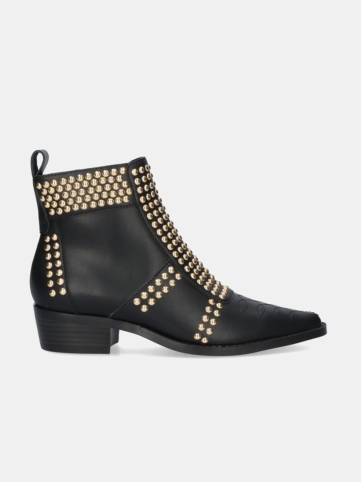 MILAN-031 LEATHER BLACK-GOLD