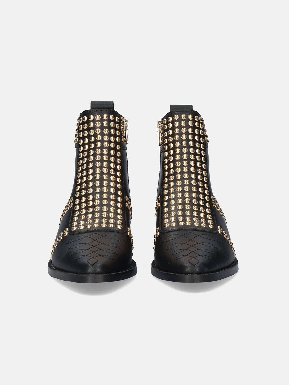 MILAN-031 LEATHER BLACK-GOLD