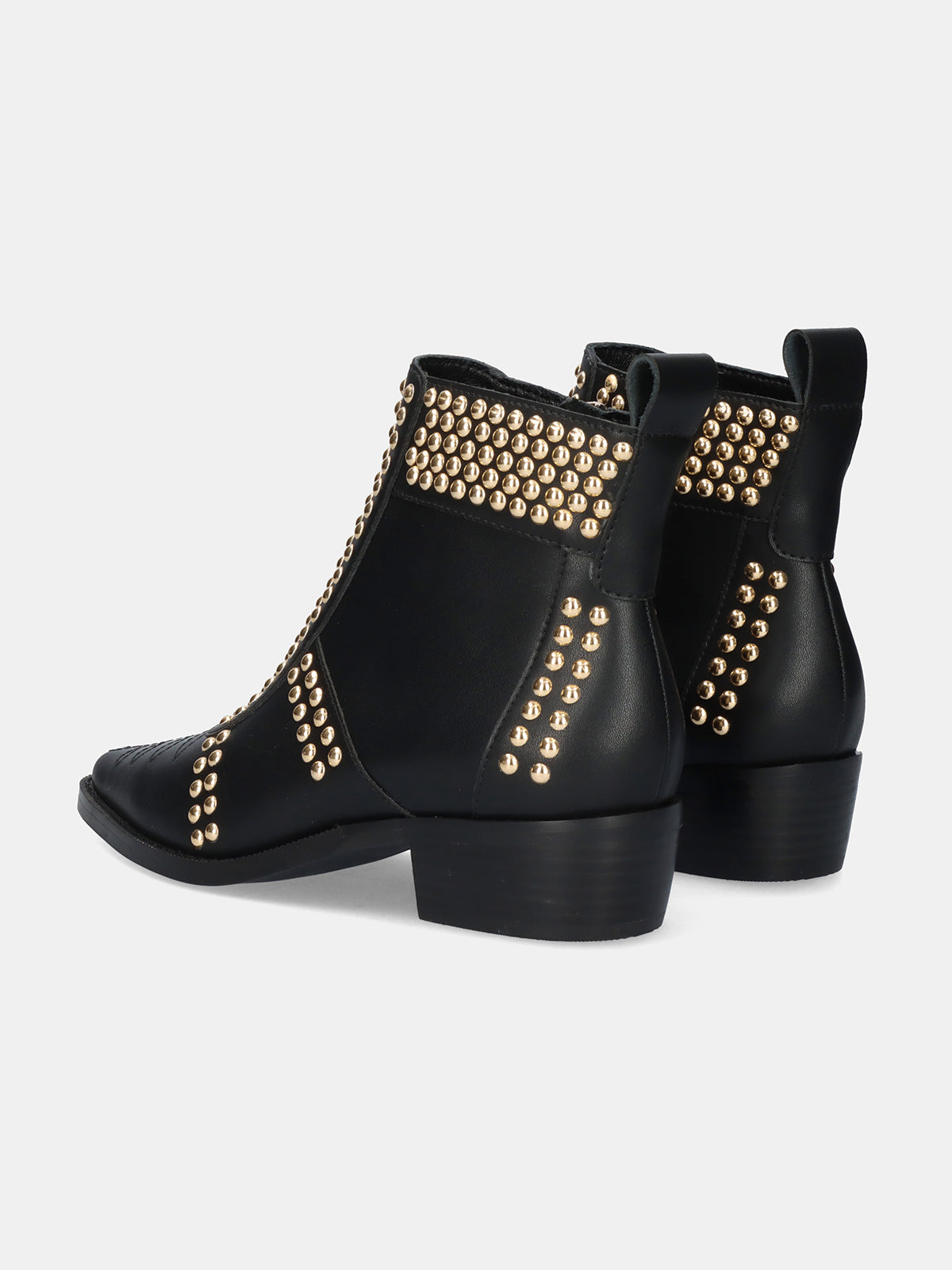 MILAN-031 LEATHER BLACK-GOLD