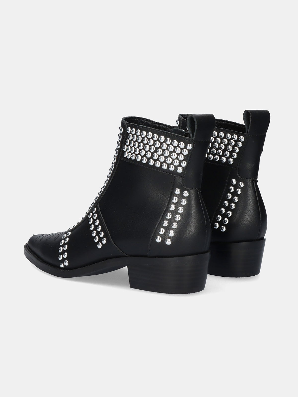 MILAN-031 LEATHER BLACK SILVER