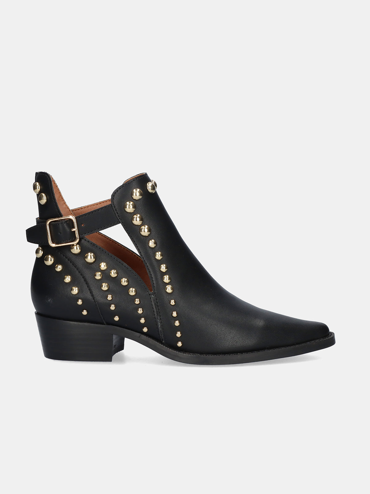 MILAN-032 LEATHER BLACK-GOLD