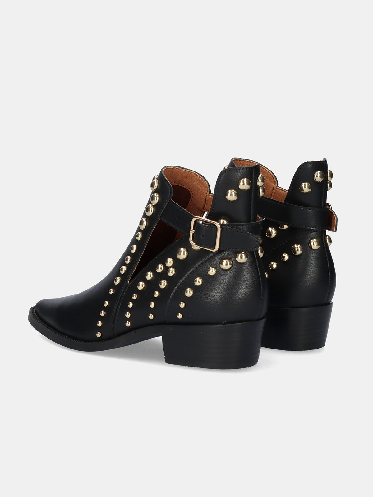 MILAN-032 LEATHER BLACK-GOLD