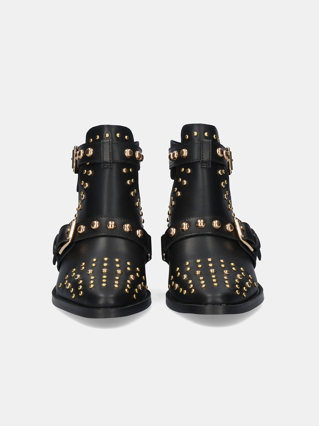 MILAN-047 LEATHER BLACK-GOLD