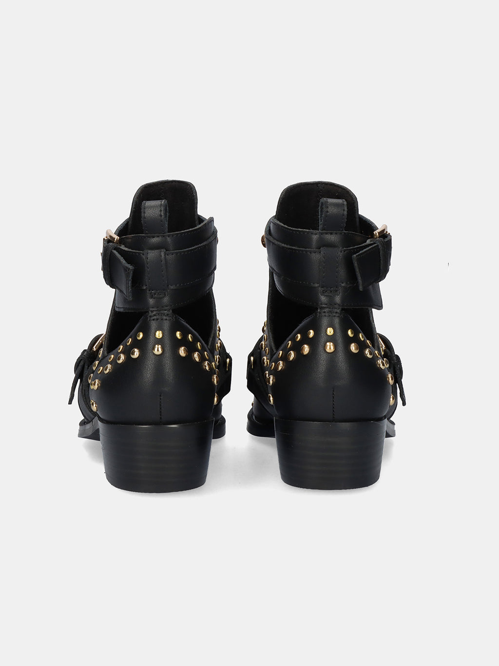 MILAN-047 LEATHER BLACK-GOLD