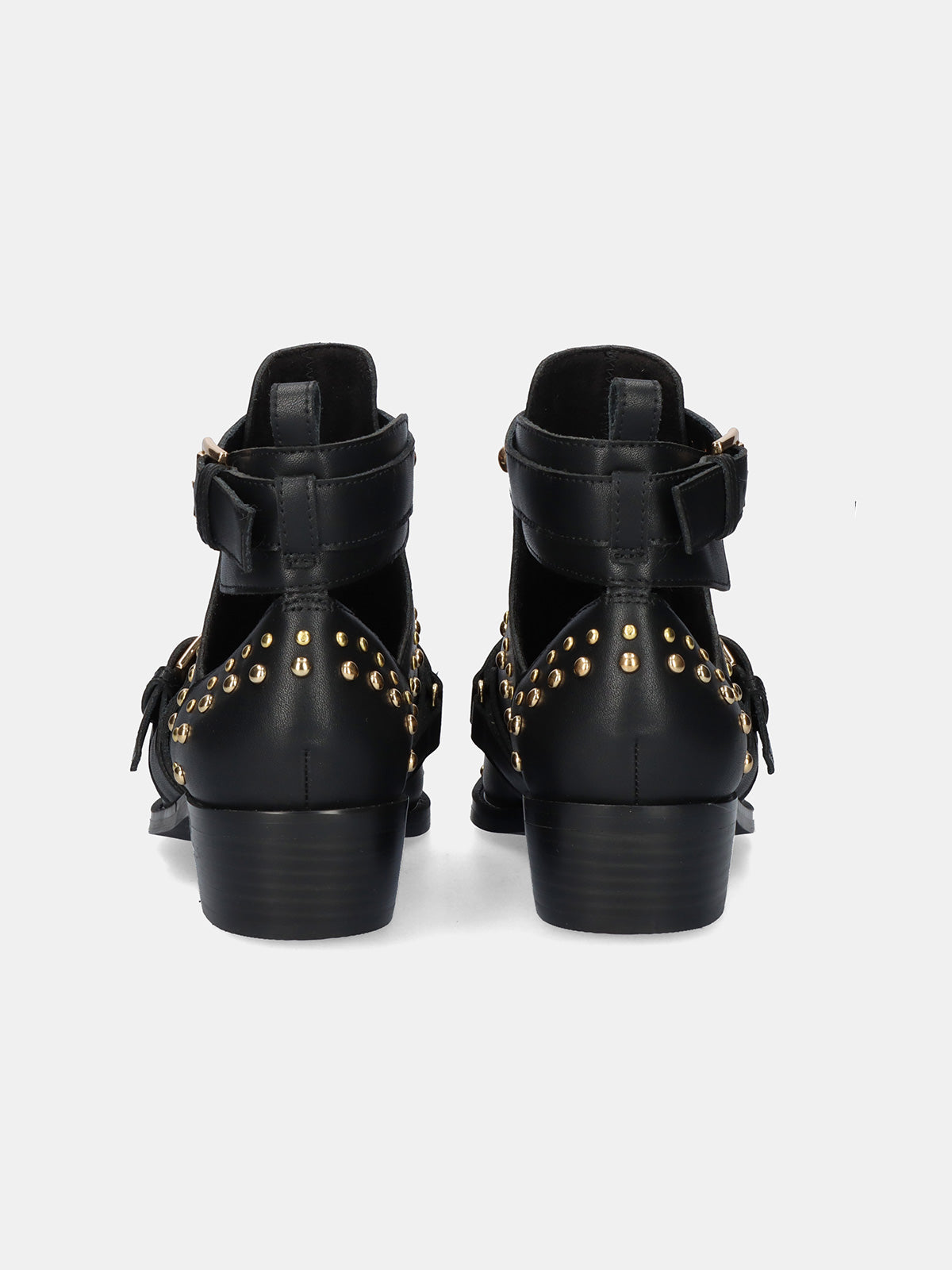 MILAN-047 LEATHER BLACK-GOLD
