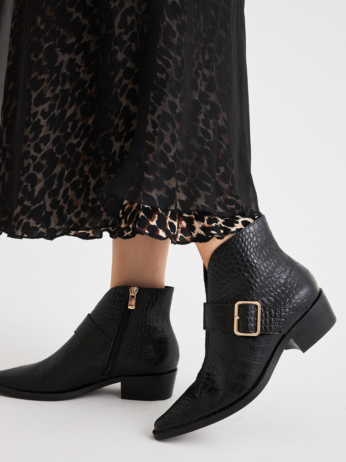 MILAN-053 CROCO BLACK