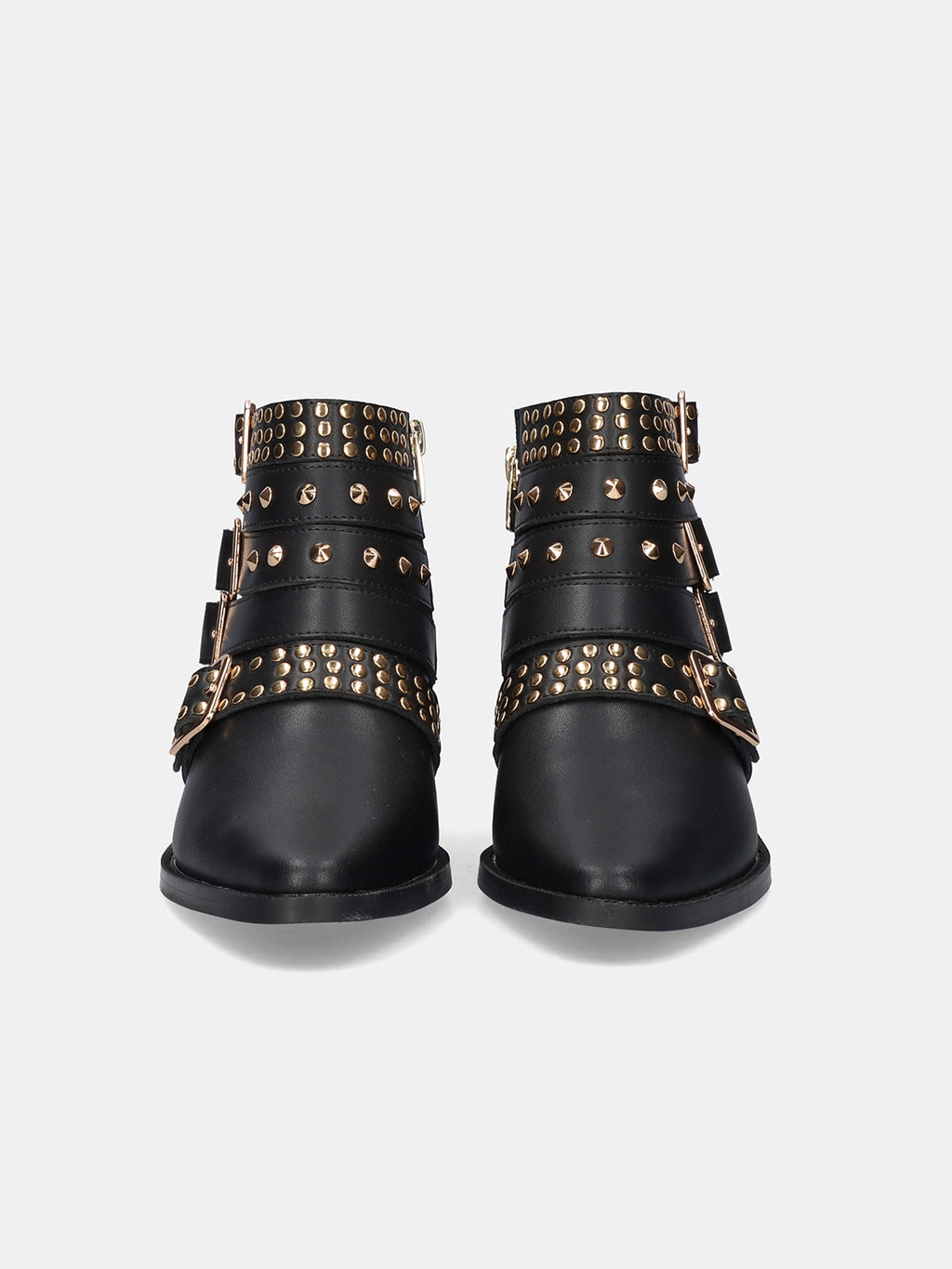MILAN-059 LEATHER BLACK-GOLD