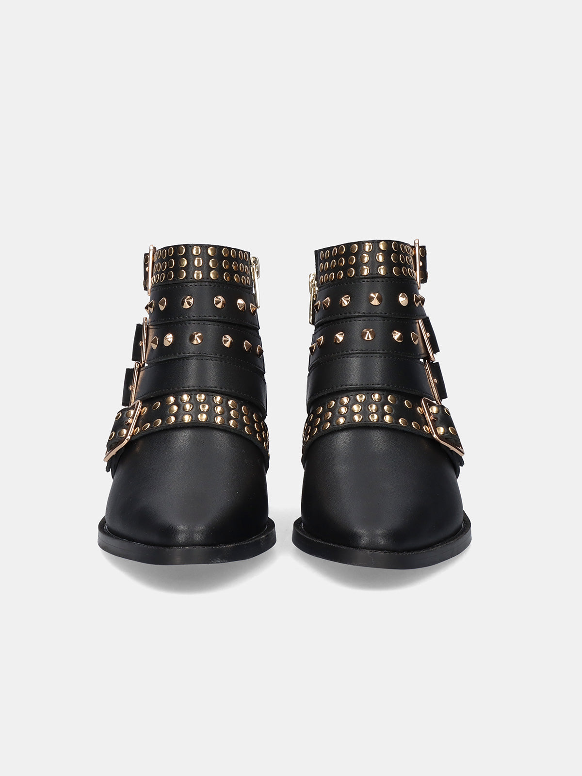 MILAN-059 LEATHER BLACK-GOLD