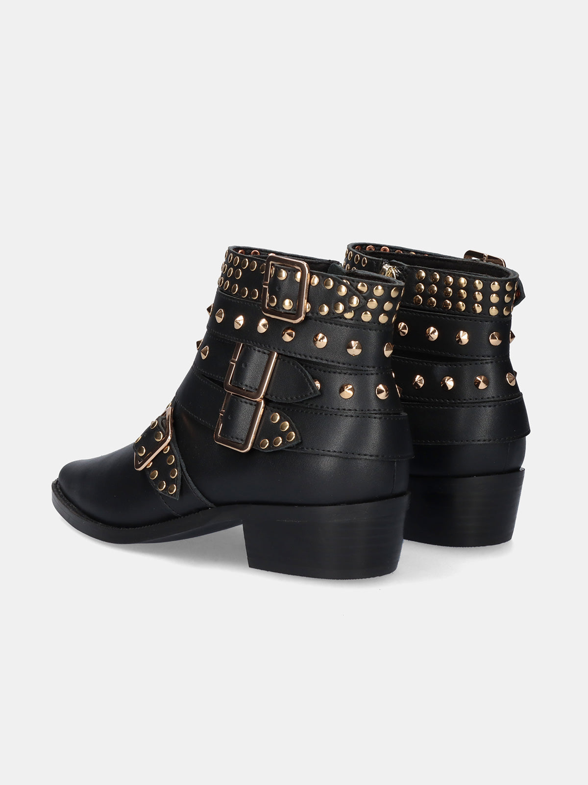 MILAN-059 LEATHER BLACK-GOLD