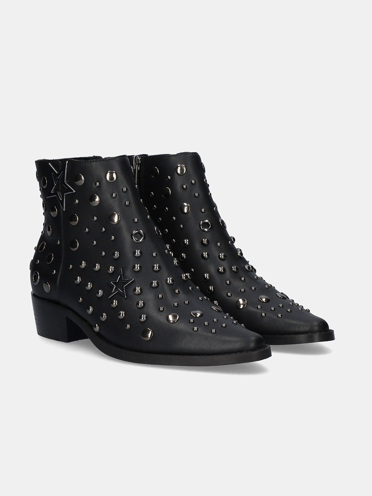 MILAN-060 LEATHER BLACK PEWTER