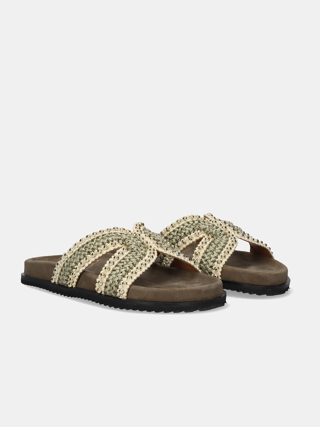 MIRROR-1002 RAFFIA GREEN