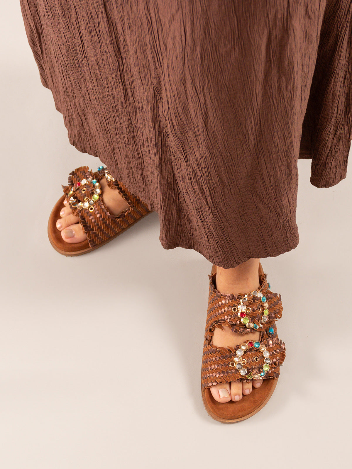 MIRROR-4032 SUEDE CAMEL