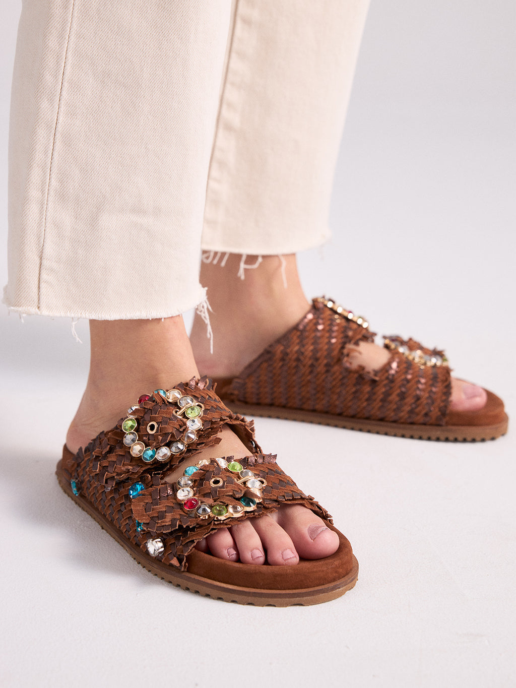 MIRROR-4032 SUEDE CAMEL