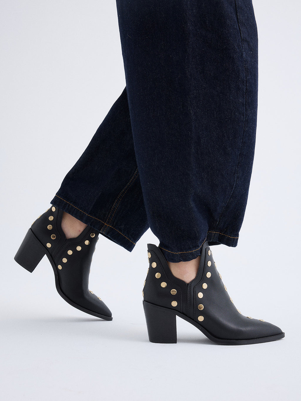NAPOLES-006 LEATHER BLACK
